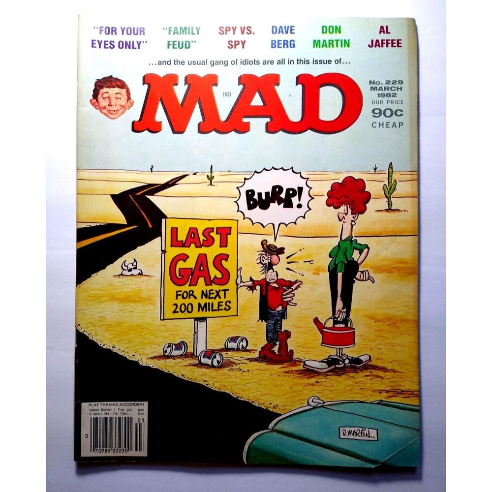 MAD Magazine March 1982 # 229 Family Feud For Your Eyes Only Movie Parody Spoof